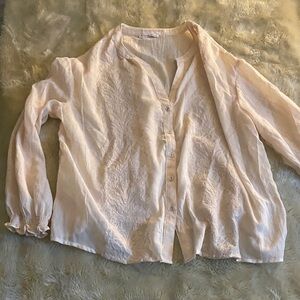 Elegant Cream Button-Down Shirt